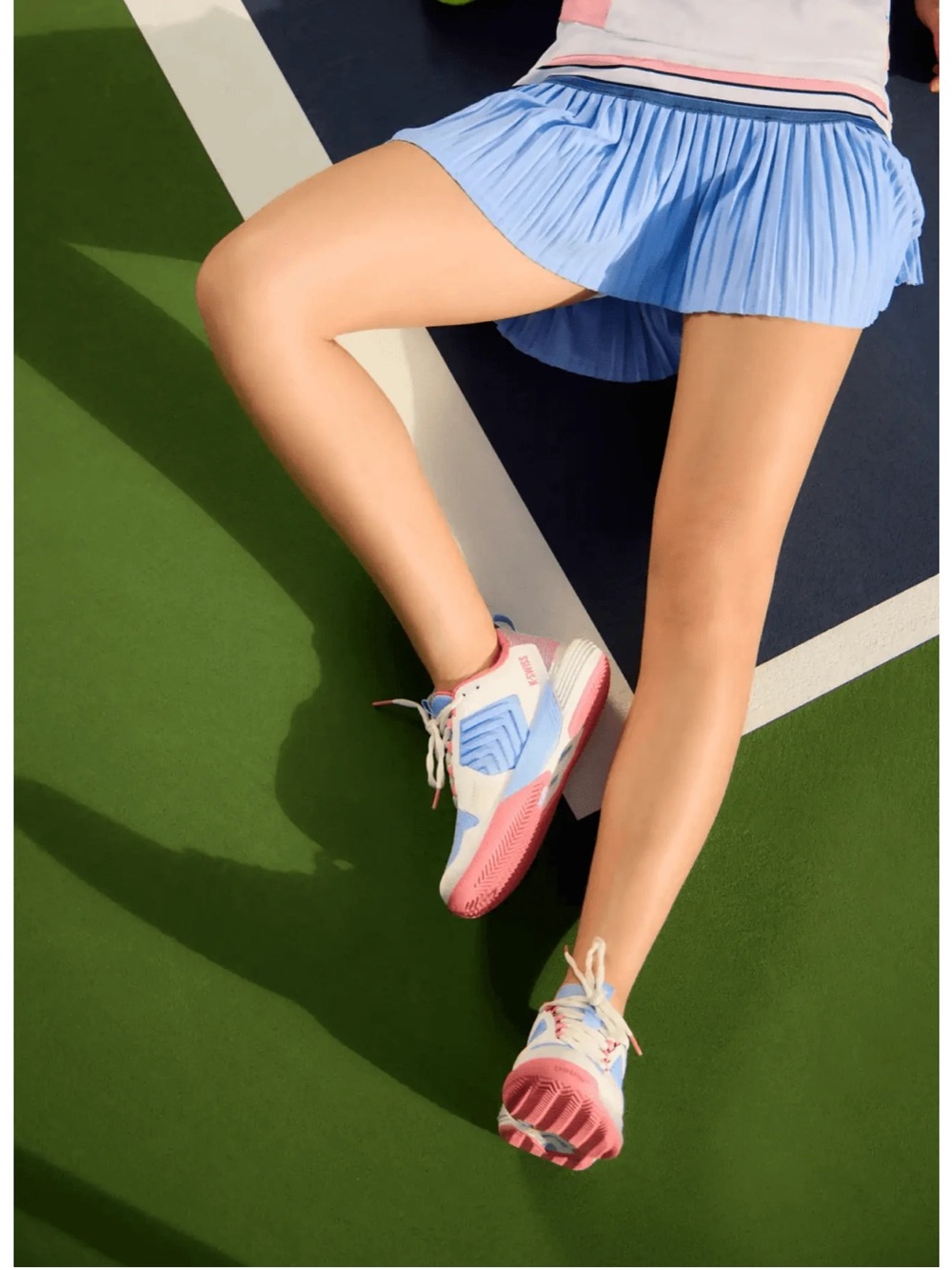 K-Swiss Ultrashot 3 Women's Size 7.5 Blue Pink Shoes Pickleball Tennis Sneaker